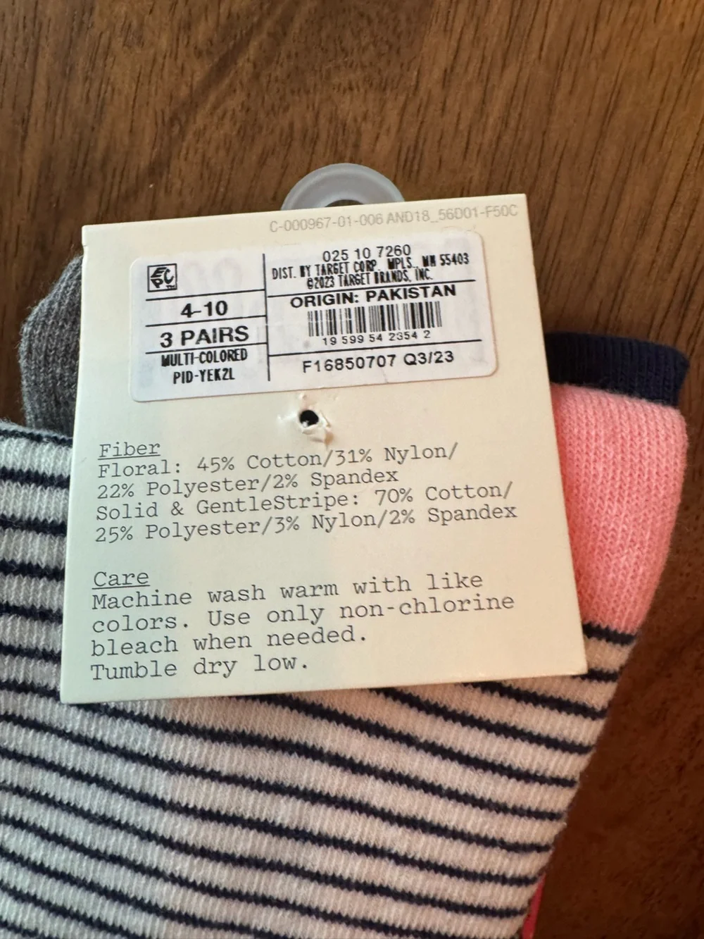 Bundle: new day Floral, Stripe, Polka Dot Socks - 9 Pairs Total
